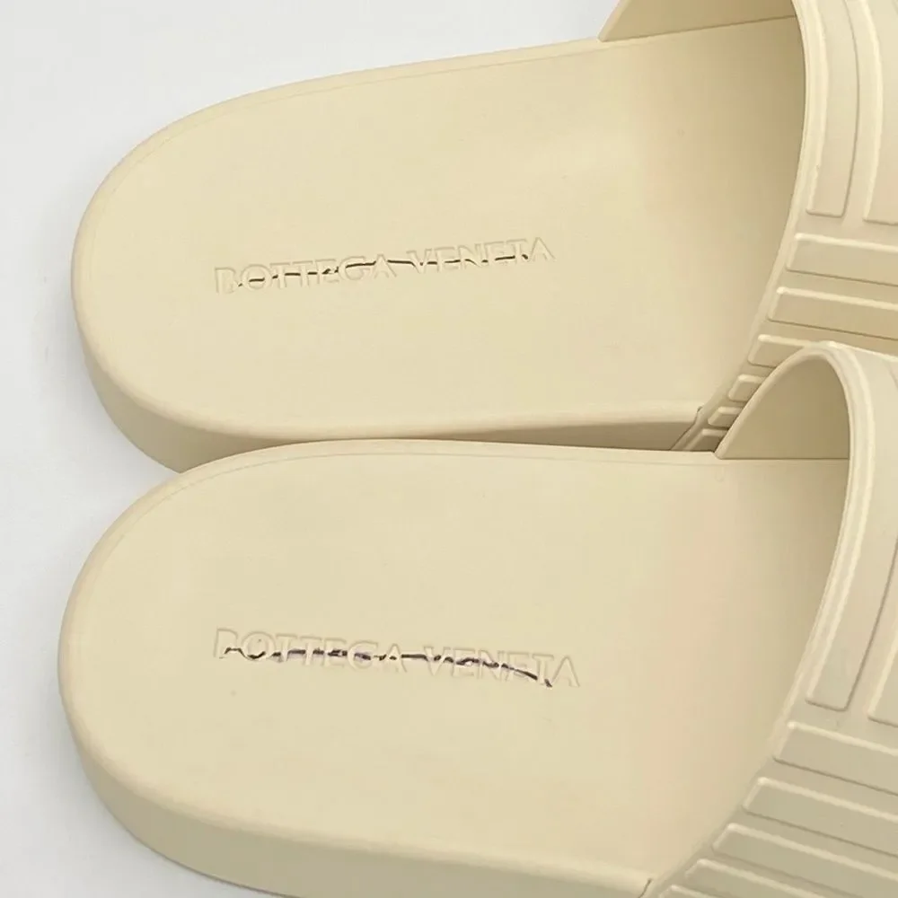 Bottega Veneta Rubber Slide Sandals size 46/us size 13